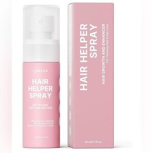 Hair Helper Spray for Hair Growth w/ Biotin, Caffeine Infused Castor Oil 1.7 oz